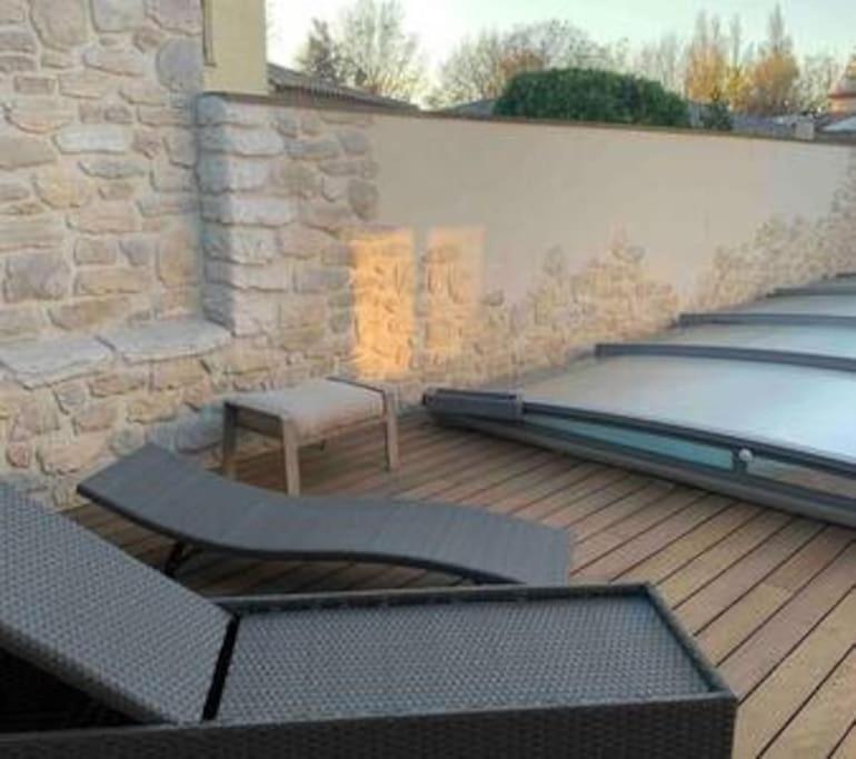 Jolie Maison Jardin Piscine Narbonne Exterior foto