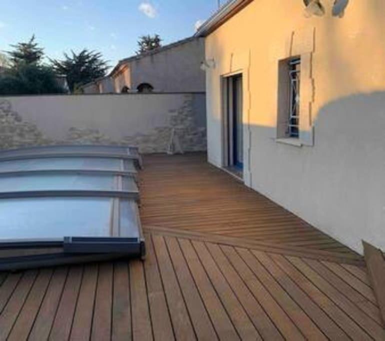 Jolie Maison Jardin Piscine Narbonne Exterior foto